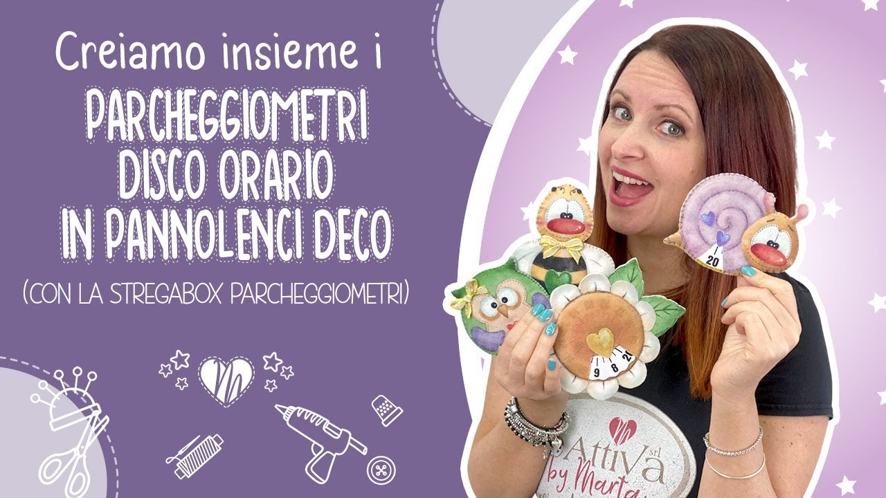 DISCO ORARIO IN FELTRO come crearlo con pannolenci Morbidoso Deco