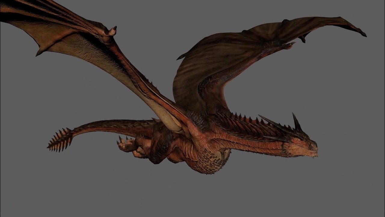 Dragon Flying - 3D Animation