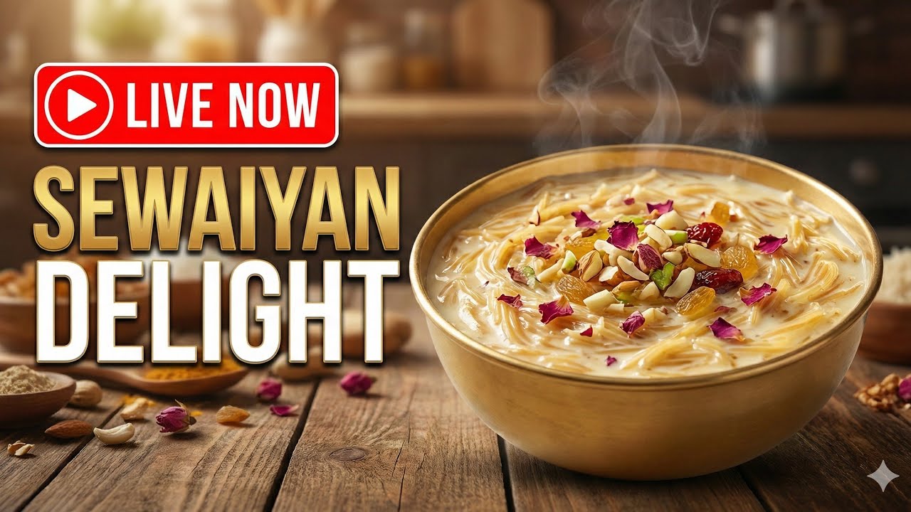 Live Sewaiyan Delight Recipe 😍 | Creamy Meethi Seviyan #cooking #food