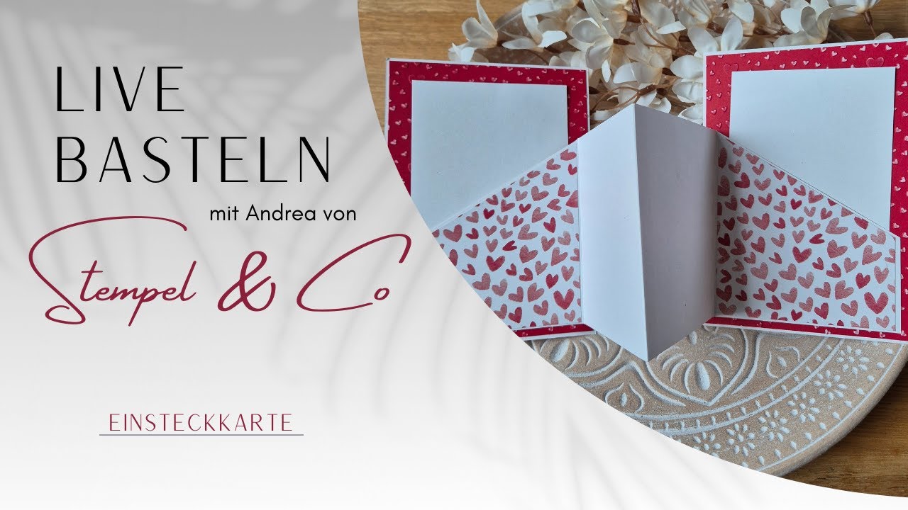 Live-Basteln Einsteckkarte