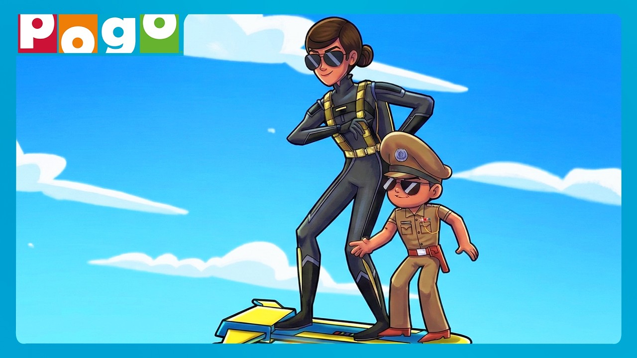 Spain Mein Super Showdown!😈| Little Singham💪🏻| Women's Day💖| Cartoon For Kids😆​| @Pogo​