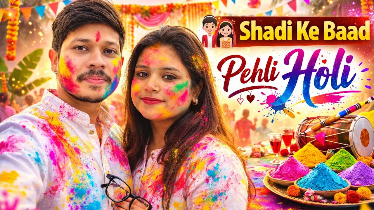 Shadi Ke Baad Pheli Holi | Daily Vlog 50