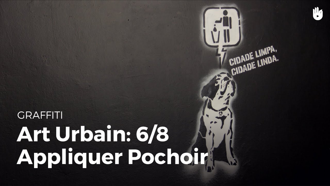 Art urbain 06 - Appliquer le pochoir