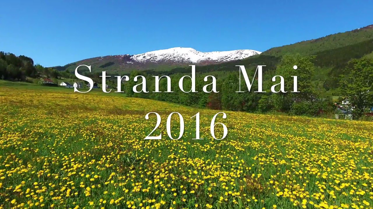 Ein dag på Stranda i mai