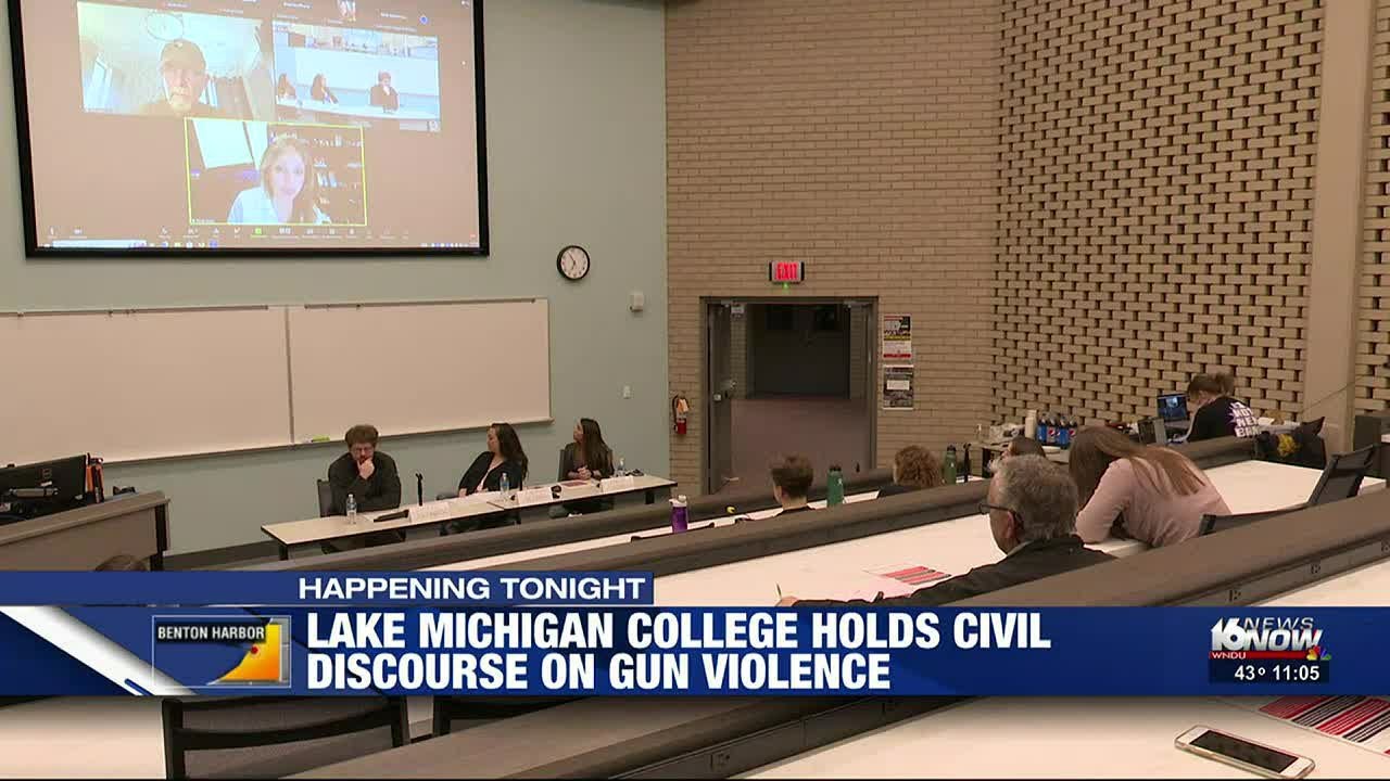 Lake Michigan College holds civil discourse on gun violence