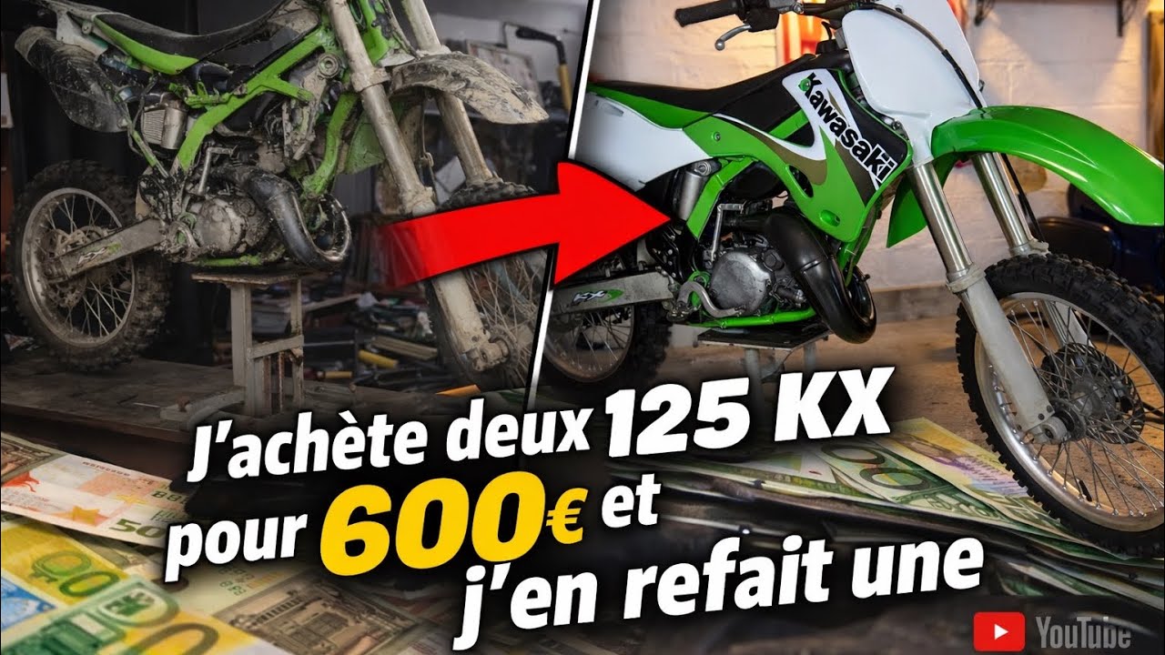 Je refait cette 125 kx, elle ressort neuve !!!