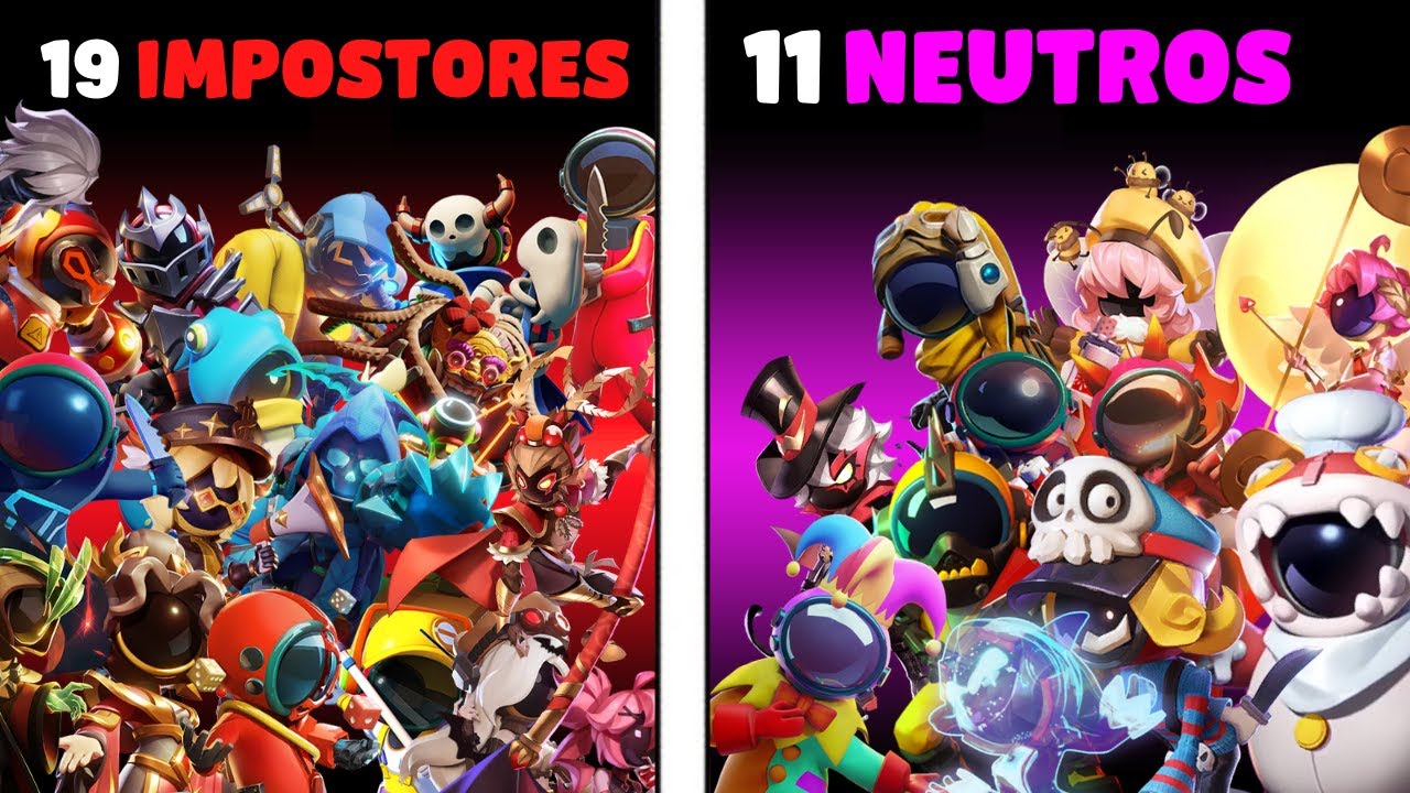 JOGUEI COM TODOS OS IMPOSTORES E NEUTROS MAIS ANTIGOS QUE TEM NO JOGO EM UM VÍDEO SÓ!! 😵