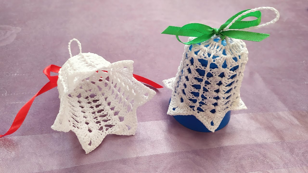 Crochet Christmas Bell Easy Tutorial