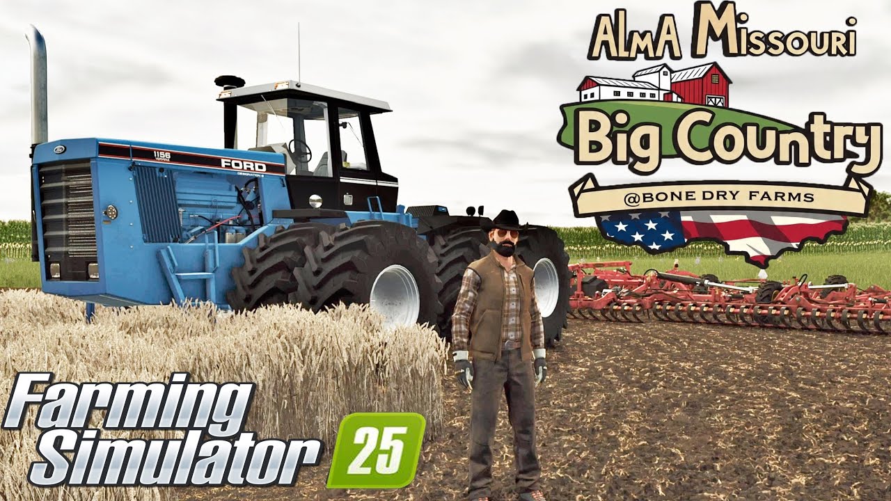 🚜 Ford 1156 Cultivates While Krone Big M Mows Massive Hay Fields 🌾 | Farming Simulator 25