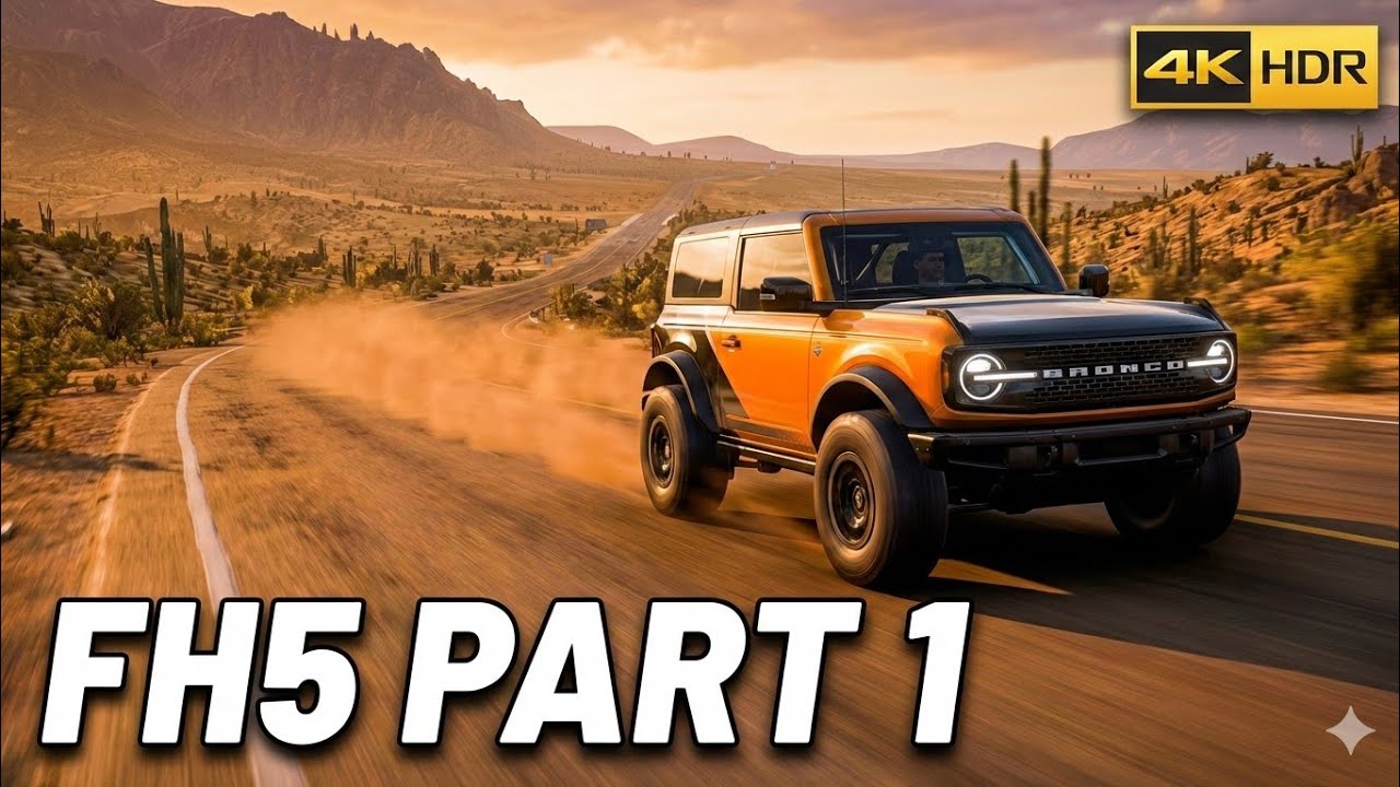 Forza Horizon 5 Gameplay – First Time Playing 😈😱 (No Commentary, 4K HDR)