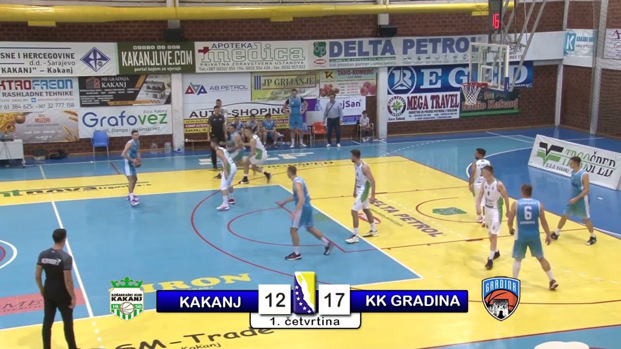 KK Kakanj - KK Gradina Yavuz- A1 Liga KSBIH Kolo br:3
