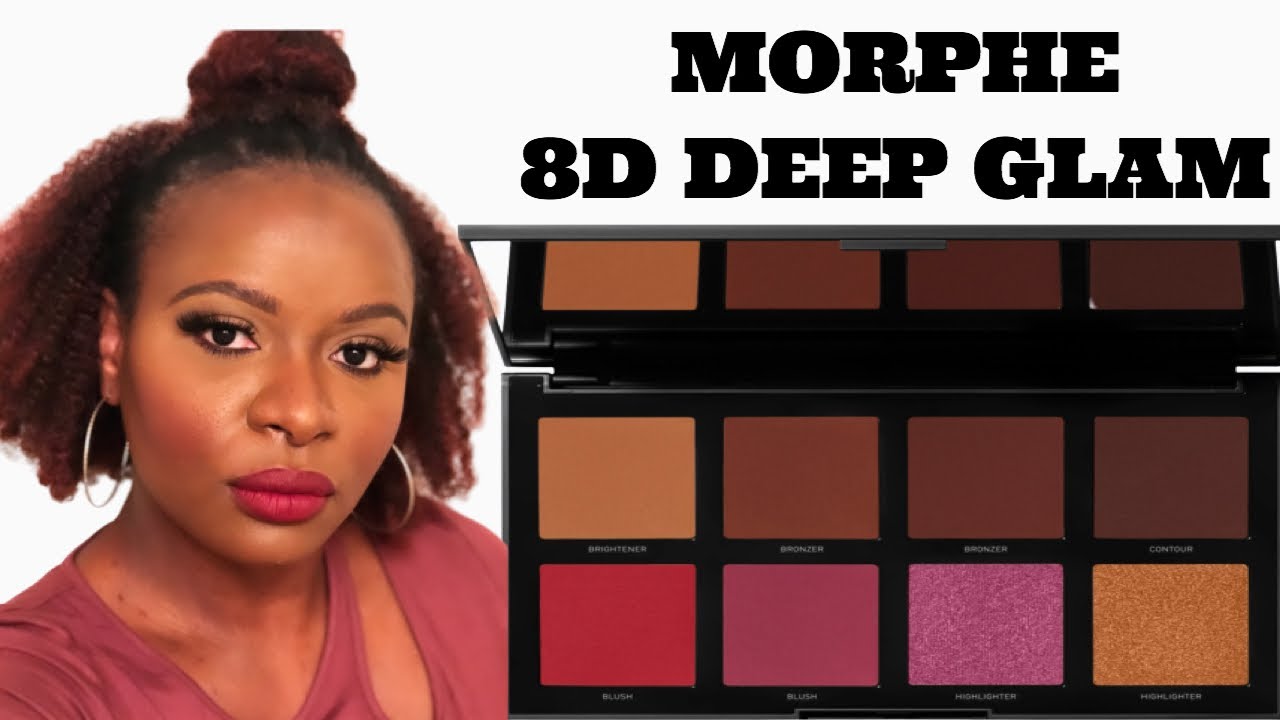New!!! Morphe 8D Deep Glam Complexion Pro Palette | First Impressions