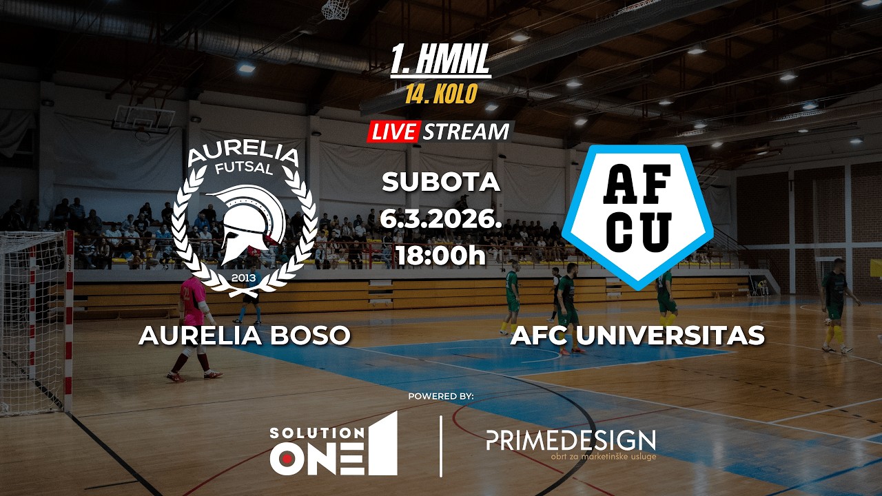 1. HMNL XIV. kolo | Aurelia Boso vs AFC Universitas |