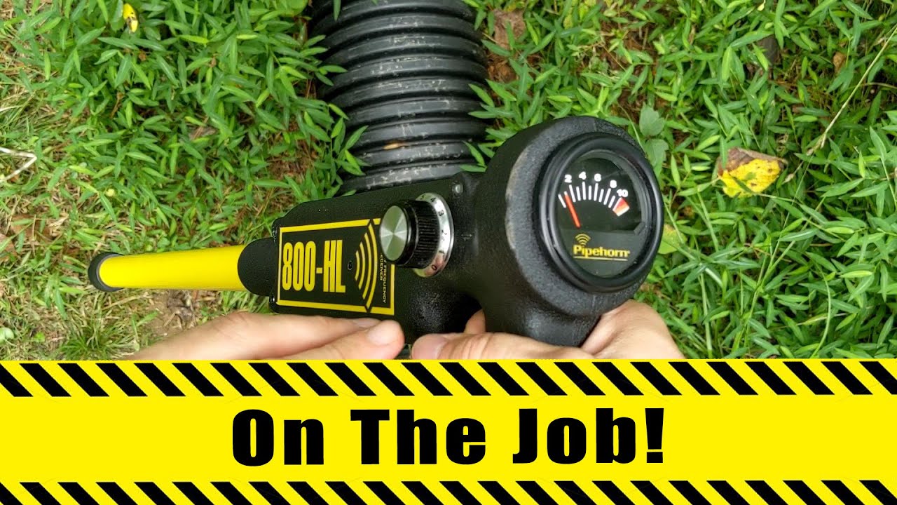 Locating Plastic Pipe with a Pipehorn