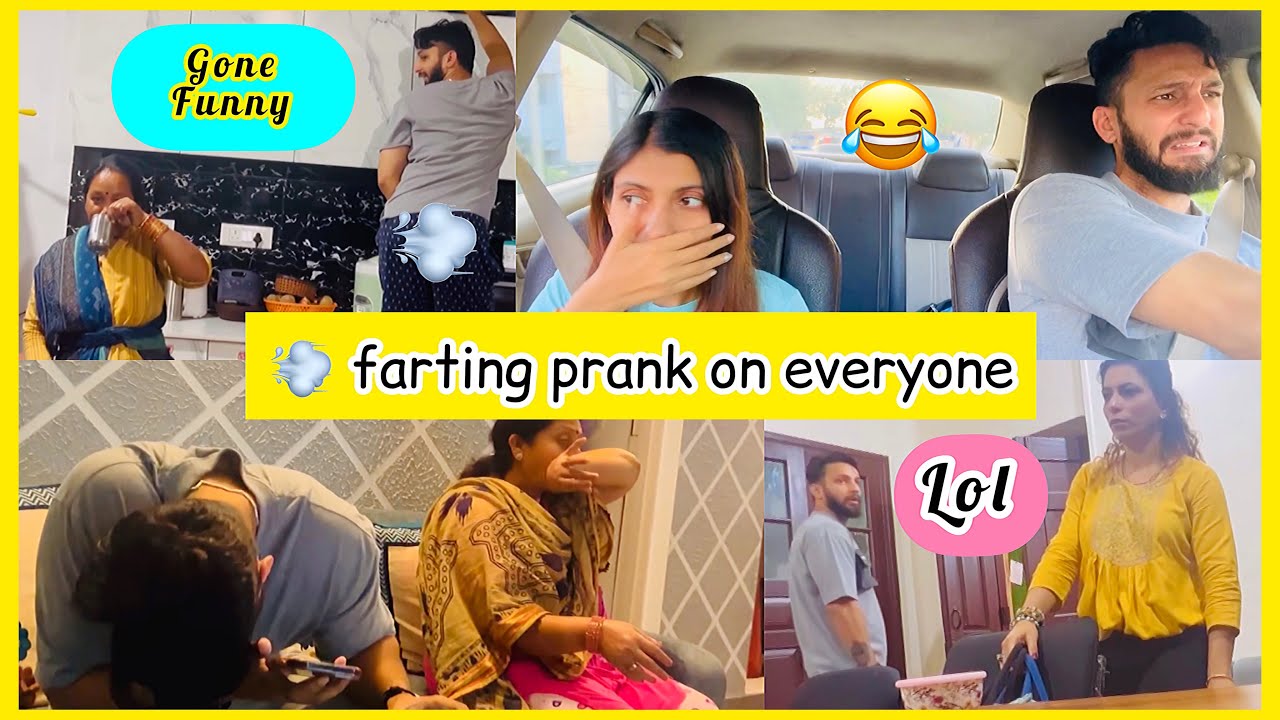 💨 farting prank whole day on family and in office gone funny #prankonwife #prankonfamily #fartprank