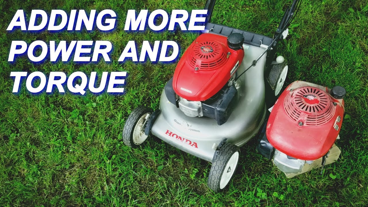 Honda mower gets more horse power and torque with an engine swap