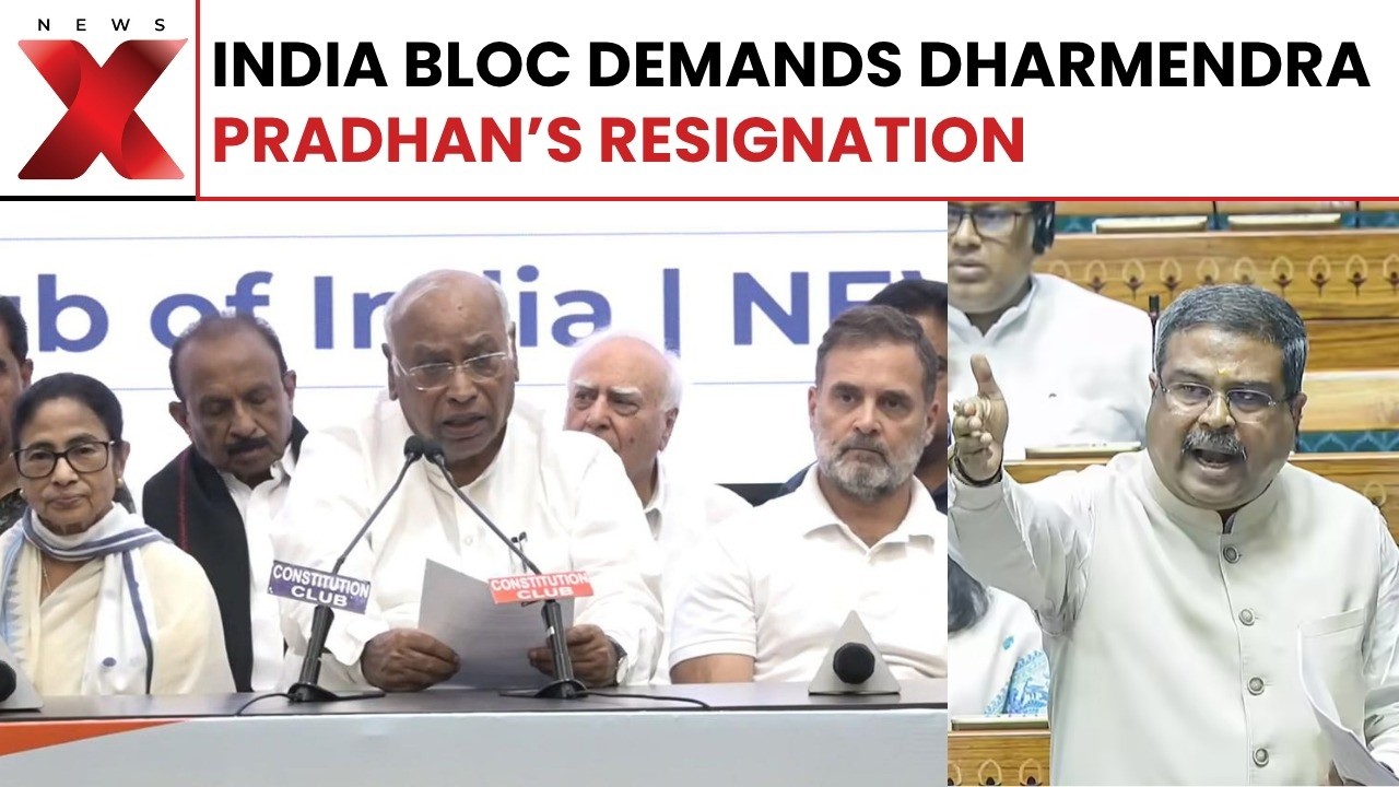 INDIA Bloc Demands Dharmendra Pradhan&rsquo;s Resignation Over NEET And CBSE Controversies | NewsX