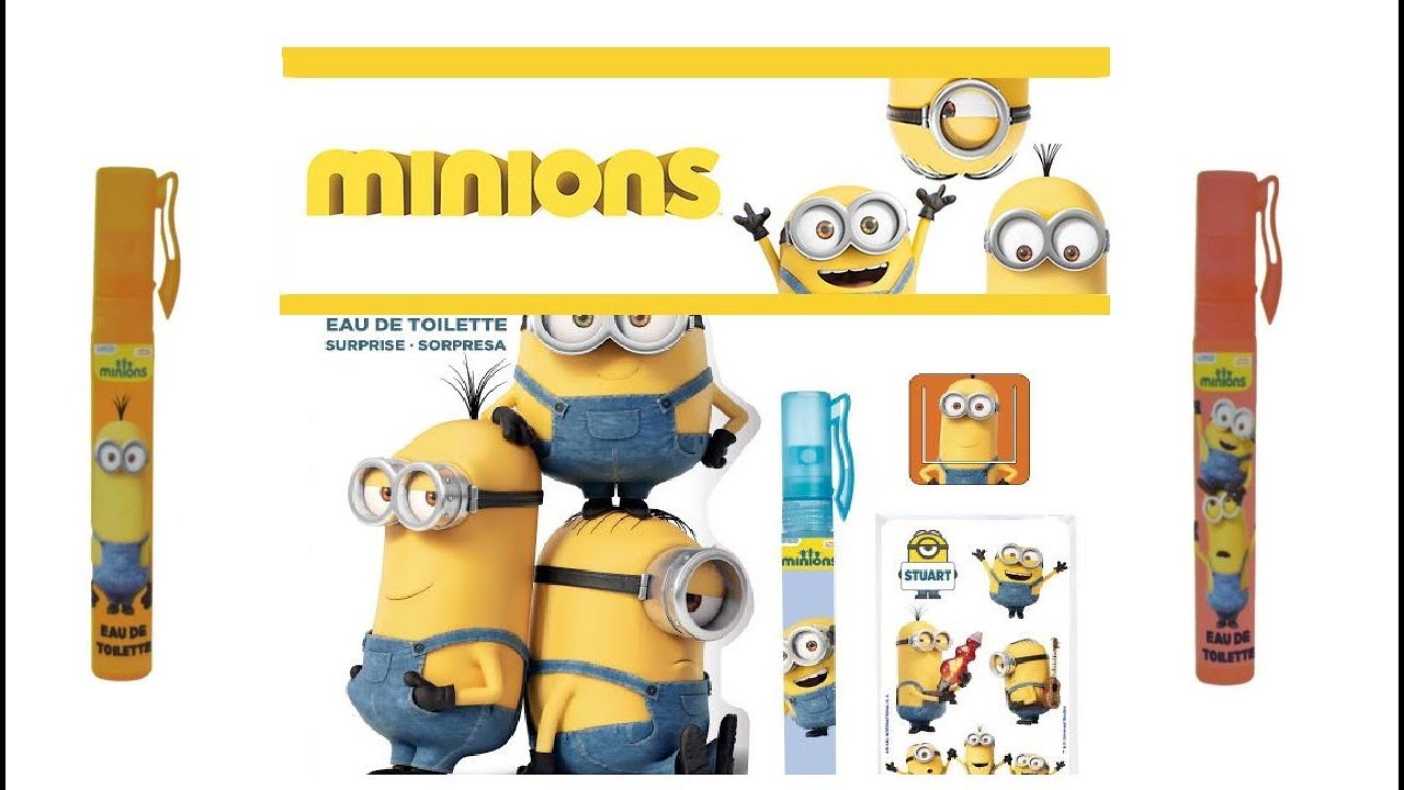 МИНЬОНЫ ТУАЛЕТНАЯ ВОДА +СЮРПРИЗ MINIONS EDT 9.5ml PERFUME SURPRISE