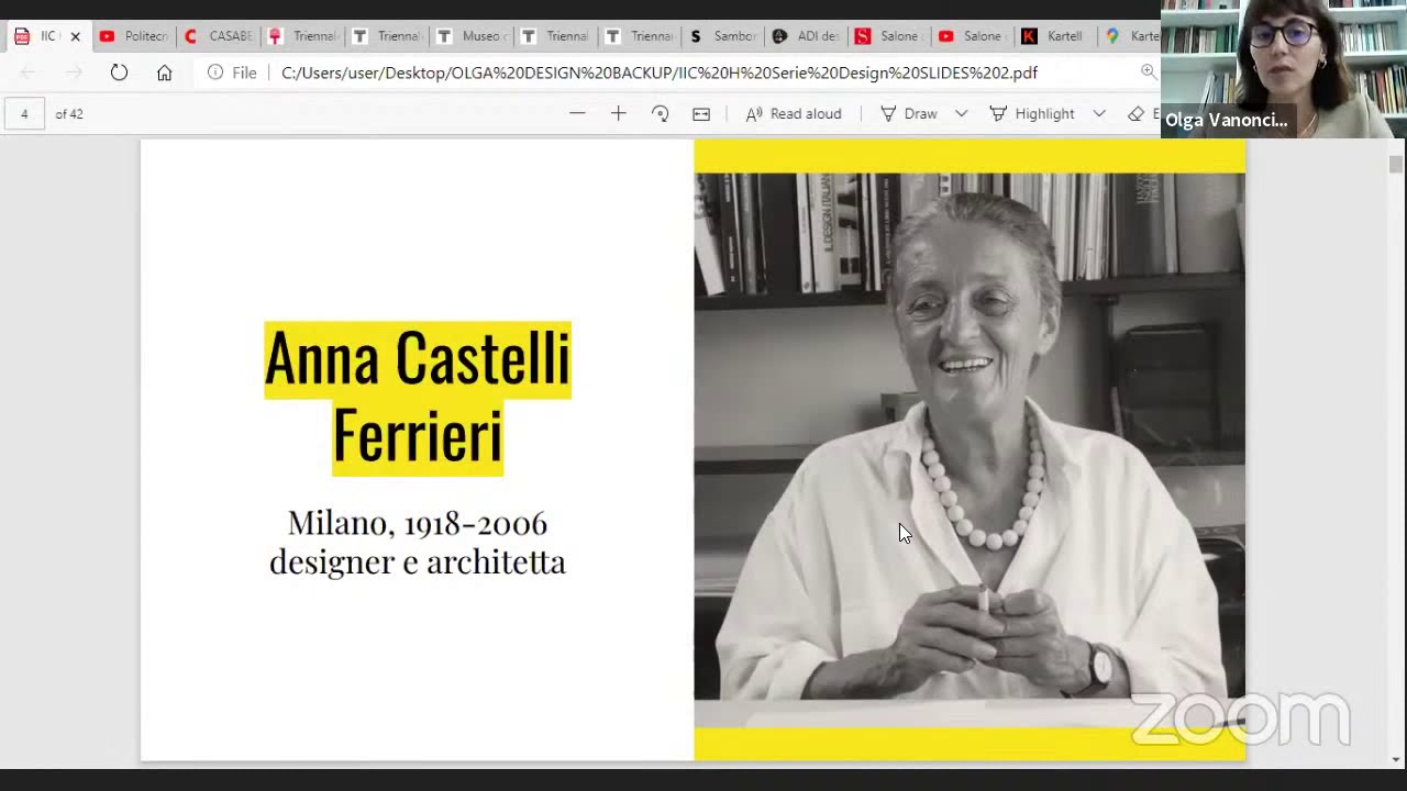 ANNA CASTELLI FERRIERI: ARCHITETTURA E DESIGN A MILANO | Conferenza online
