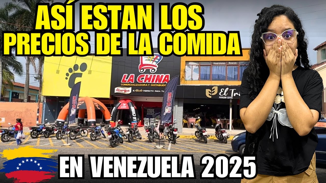Así están LOS PRECIOS de la COMIDA en VENEZUELA 🇻🇪 en este 2025