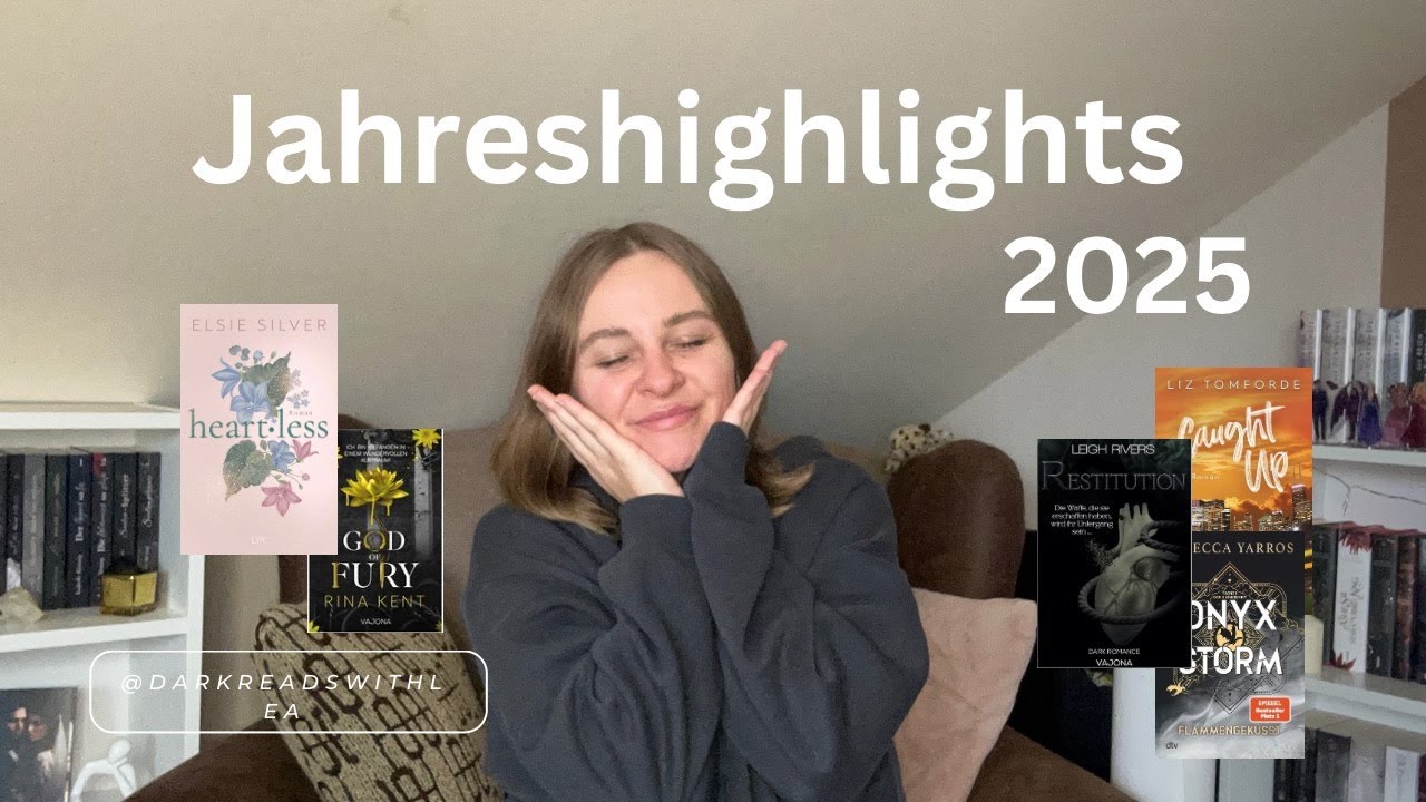 Meine besten Bücher 2025 📚🖤 Highlights aus meinem Lesejahr ✨
