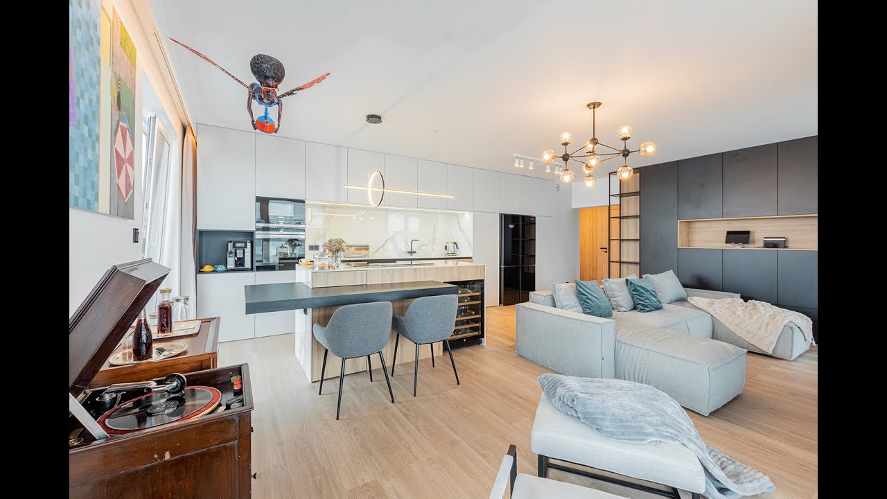 Wnętrza nadmorskiego apartamentu - Geometria Studio