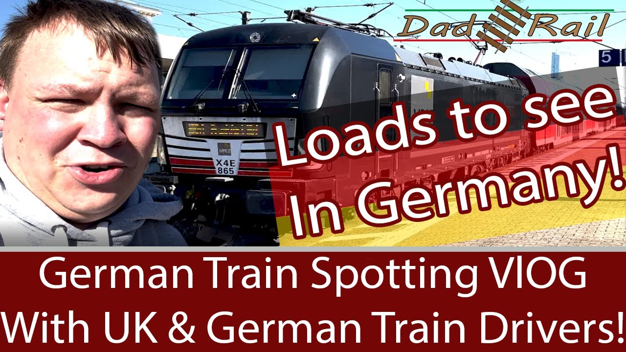 Train Driver In Germany! I go on a Railway Adventure in Germany  - Loads to see!