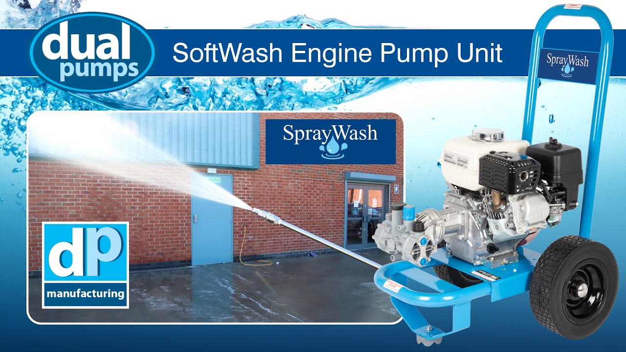 Dual Pumps Soft Wash Unit SW116PHR Engine Pump Unit