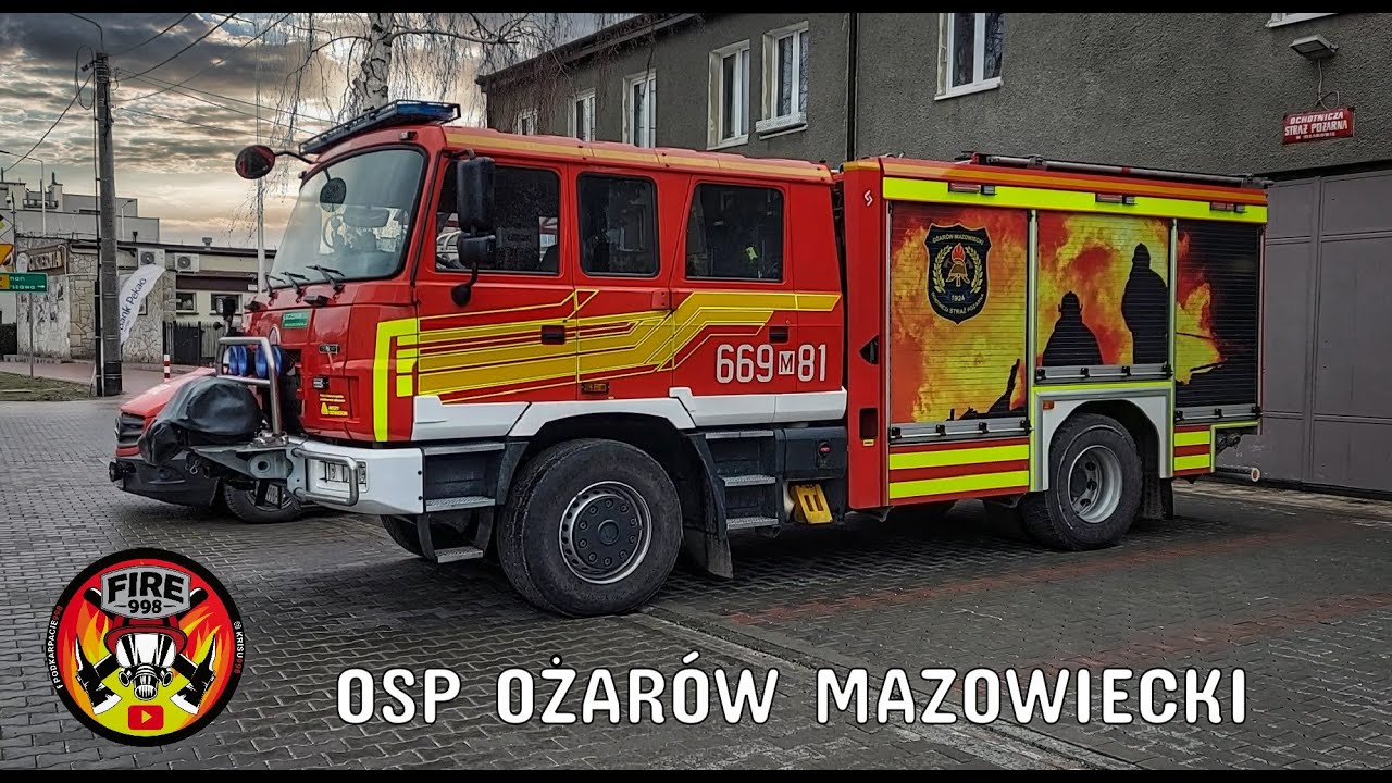 OSP OŻARÓW MAZOWIECKI ! 🔥😎 NOWA SCANIA, SŁYNNA TATRA - POKAZ JEDNOSTKI 2024