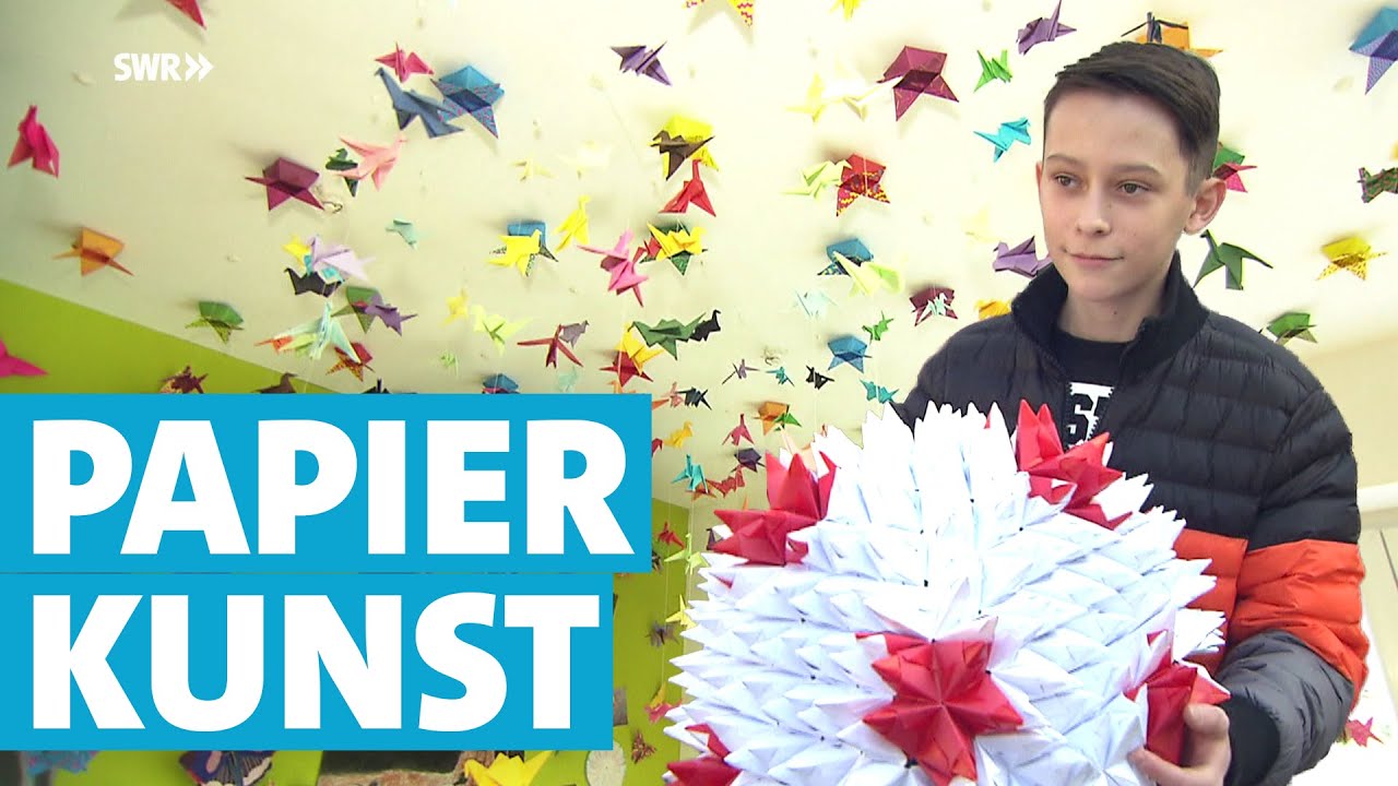 Besser als Origami: 13-J&auml;hriger faltet aus Papier echte Kunstwerke