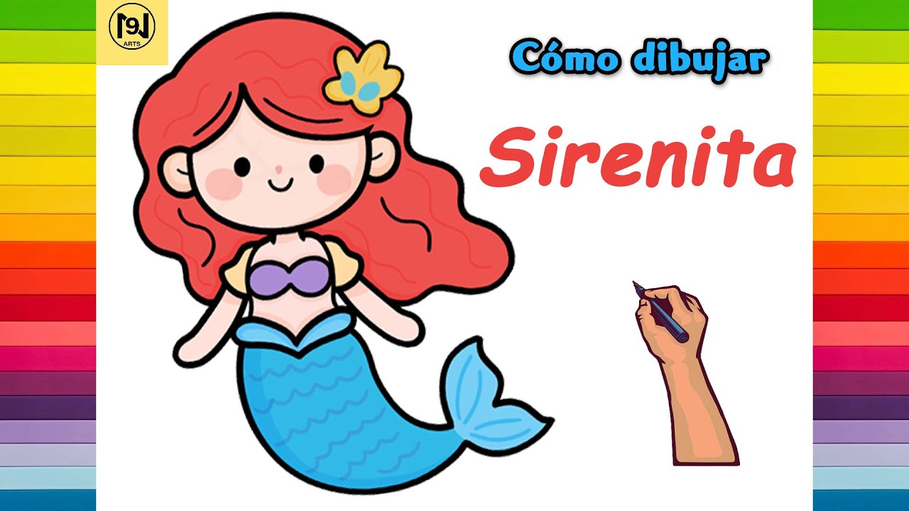 Cómo dibujar a Ariel La Sirenita