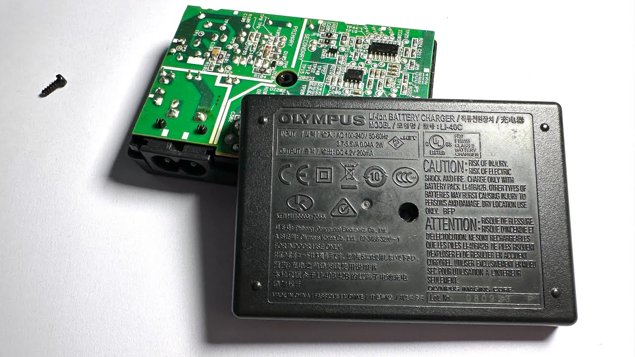 Olympus Camera Charger teardown