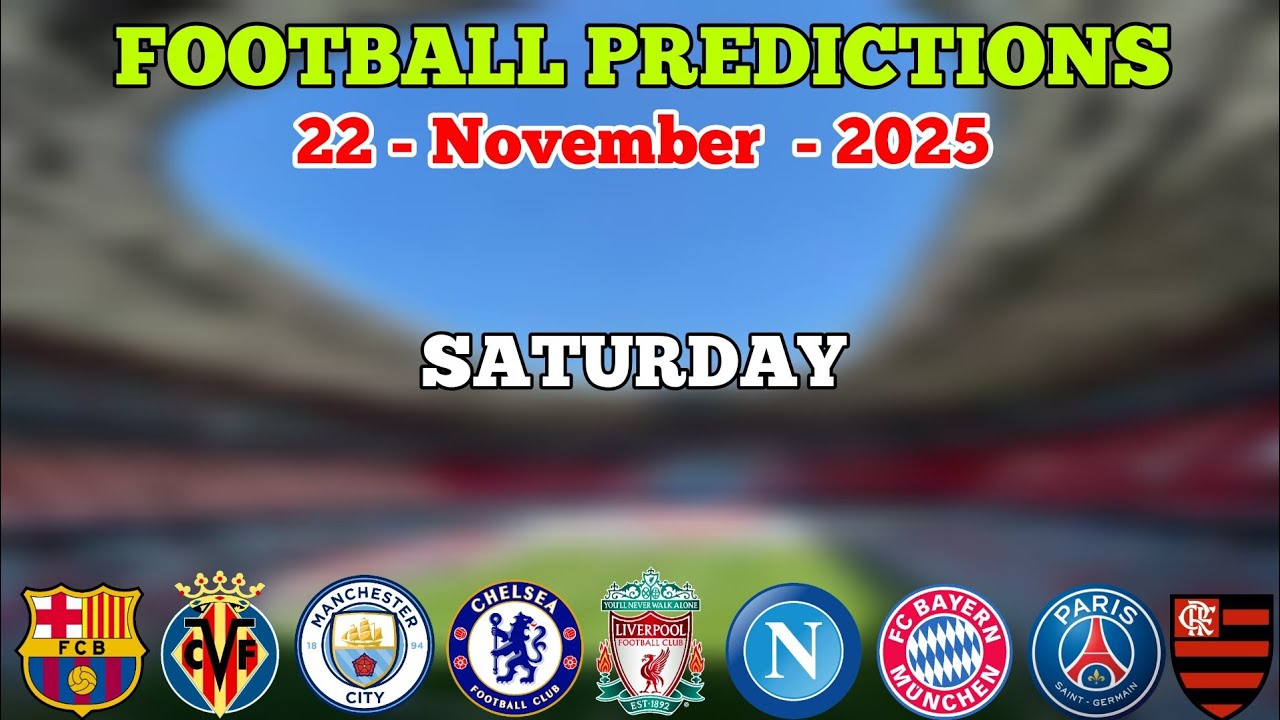 FOOTBALL PREDICTIONS TODAY 22 NOVEMBER | PREMIER LEAGUE | LA LIGA | BUNDESLIGA | GOLDEN PICKS PLUS