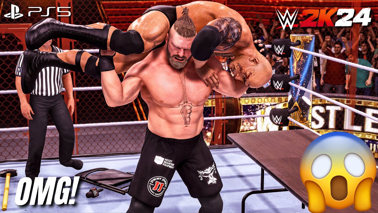 WWE 2K24 - Brock Lesnar vs. The Final Boss 