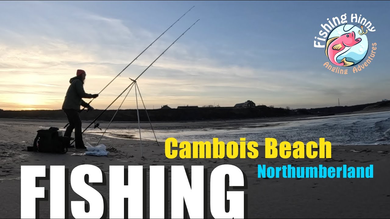 Fishing a Northumberland Beach