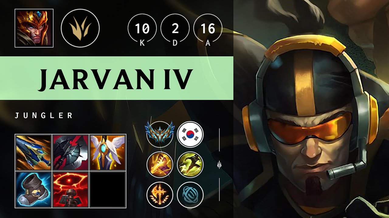 Jarvan IV Jungle vs Qiyana - KR Challenger Patch 25.19