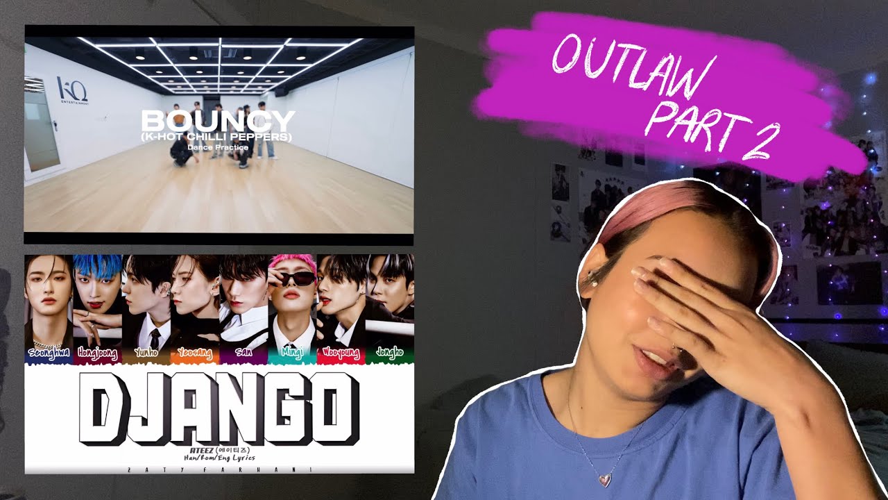 Yunho got me again! | Reacting to Bouncy Dance Practice and “Django” by Ateez