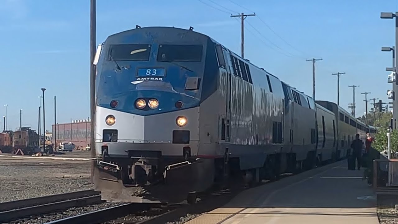 Roseville Railfanning: Amtrak California Zephyr No. 6