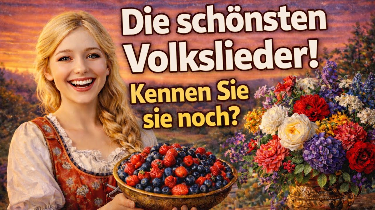 🌸 Die 70 schönsten deutschen Lieder 🌸Blumen, Tradition & Musik für Herz und Seele 💛🎶