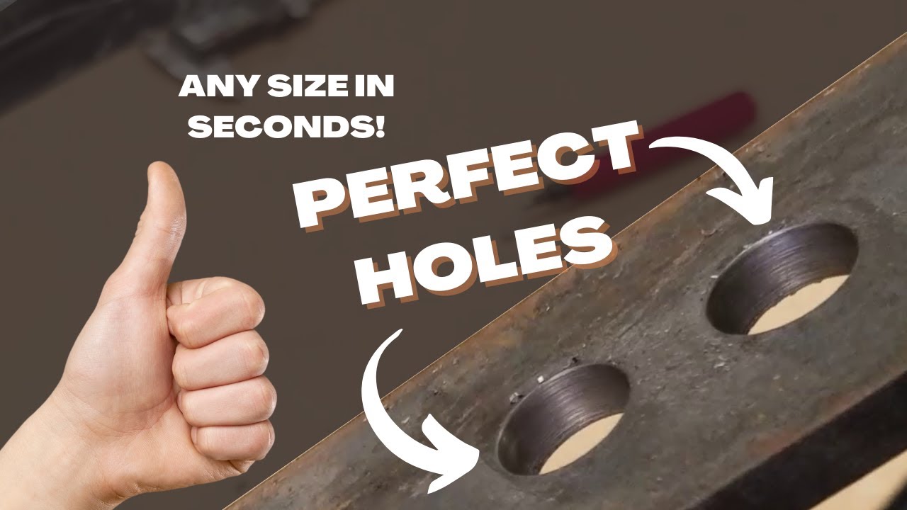 Annular Cutter in a drill press, how to install and use!