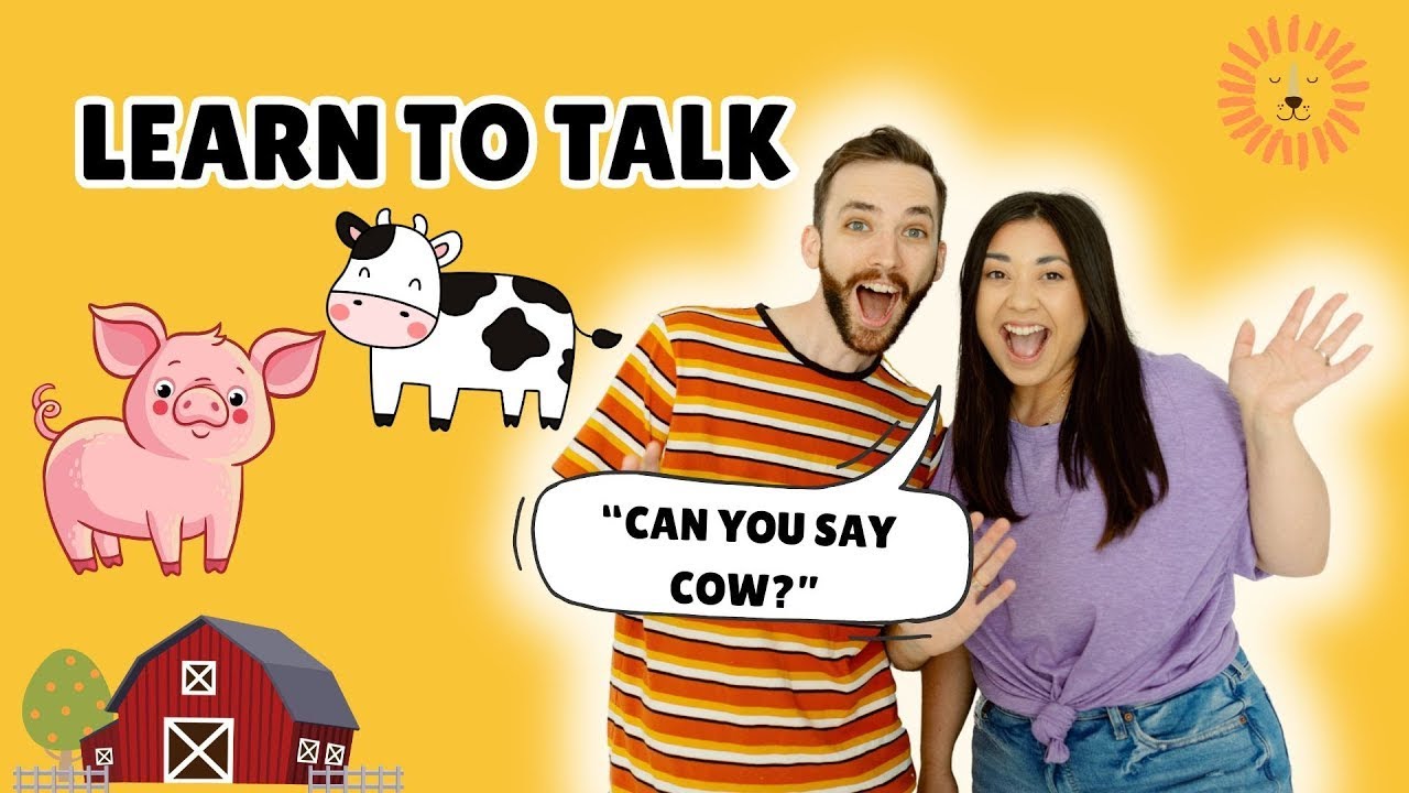 Learn To Talk - Animals - Low Stimulation Learning Video
