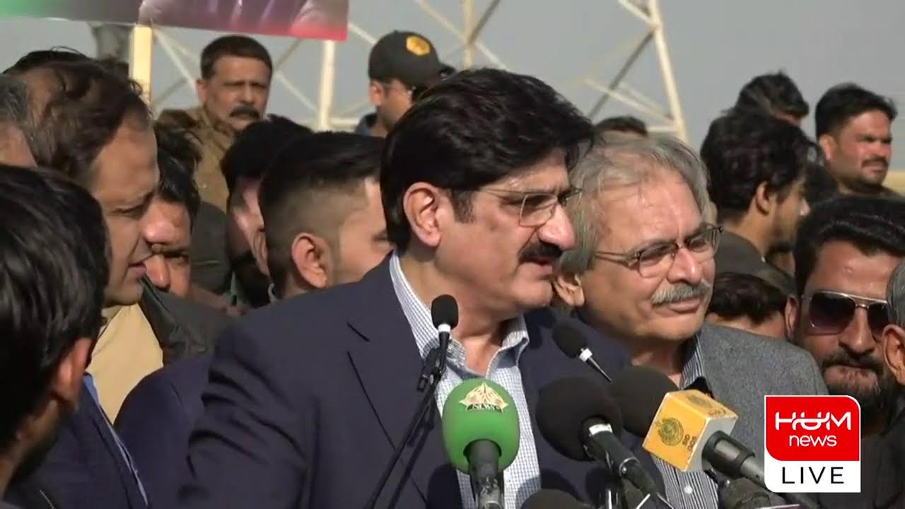 🔴 𝗟𝗶𝘃𝗲: CM Sindh Murad Ali Shah Media Talk | Gul Plaza Incident