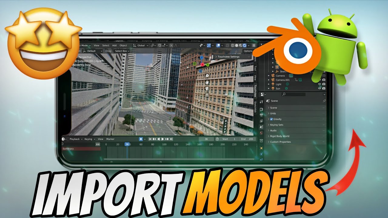 Blender Mobile: ВОТ КАК импортировать модели за 1 МИНУТУ | ЛЕГКО 🔥