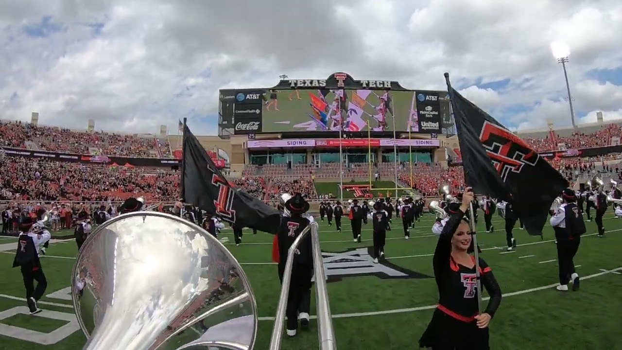 Goin' Band Pregame GoPro Run, TTU vs AZ St. - Harrison Biggers
