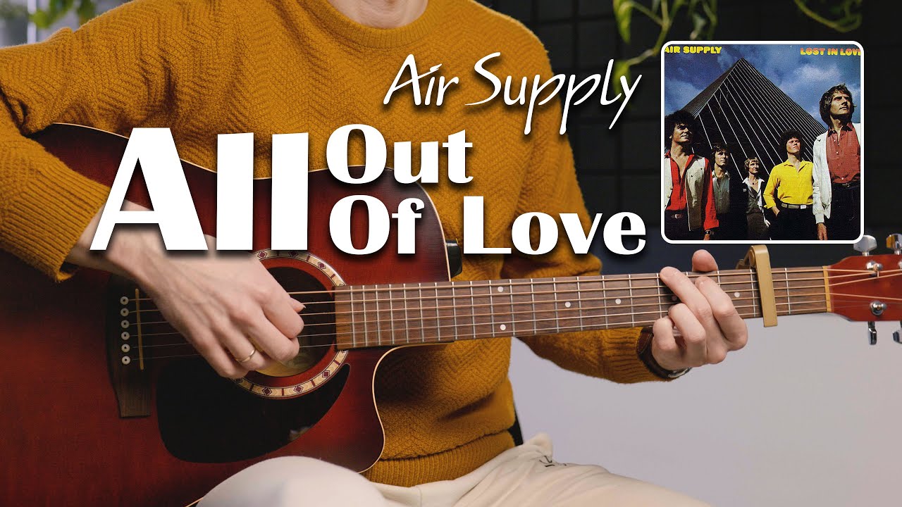 All Out Of Love by Air Supply-Easy Guitar Chords Tutorial with Lyrics #guitar #guitartutorial