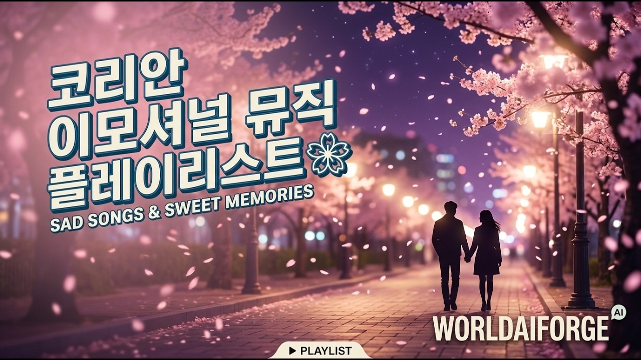 [한국감성] 벚꽃이 흩날리는 밤거리 · 로맨틱 발라드 15곡
