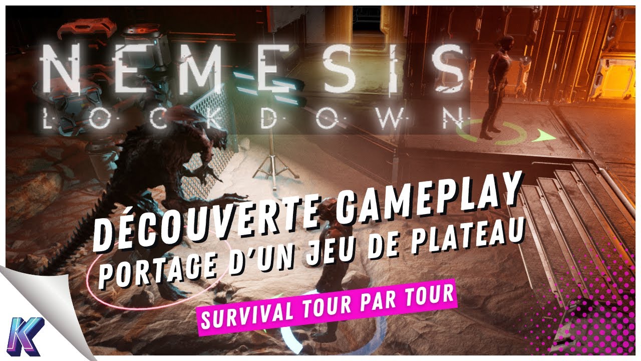 NEMESIS LOCKDOWN | Un nouveau jeu COOP d'horreur / survie au tour par tour HYPER COMPLET !