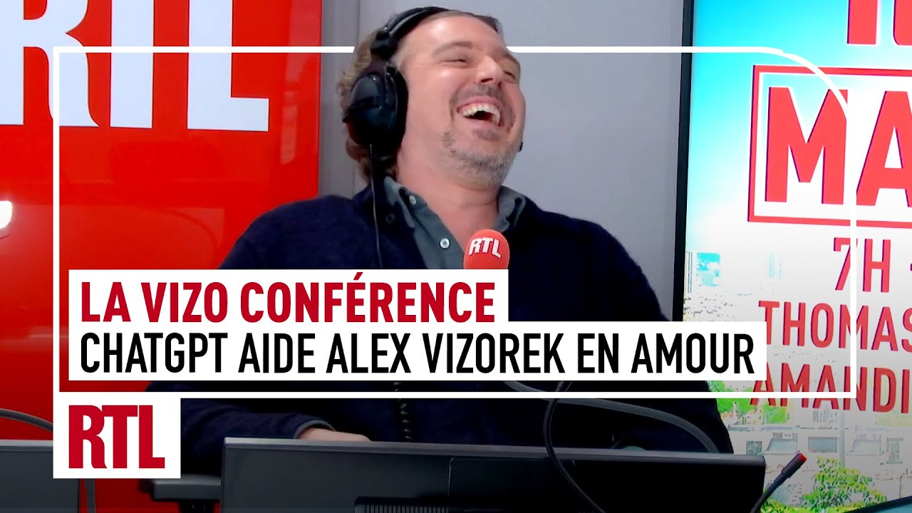 Alex Vizorek demande à ChatGPT de lui écrire une déclaration d'amour pour Amandine Bégot