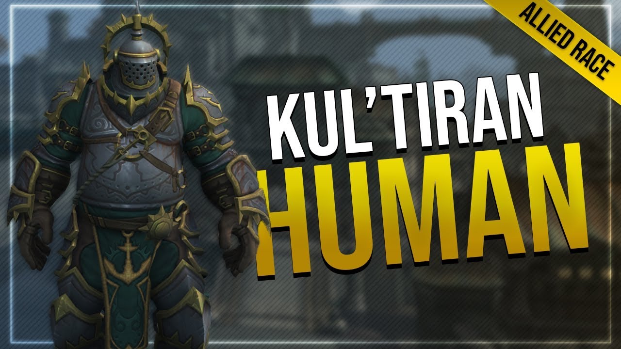 Kul'tiran Human Allied Race | Customization, Model Preview & Druid Forms!