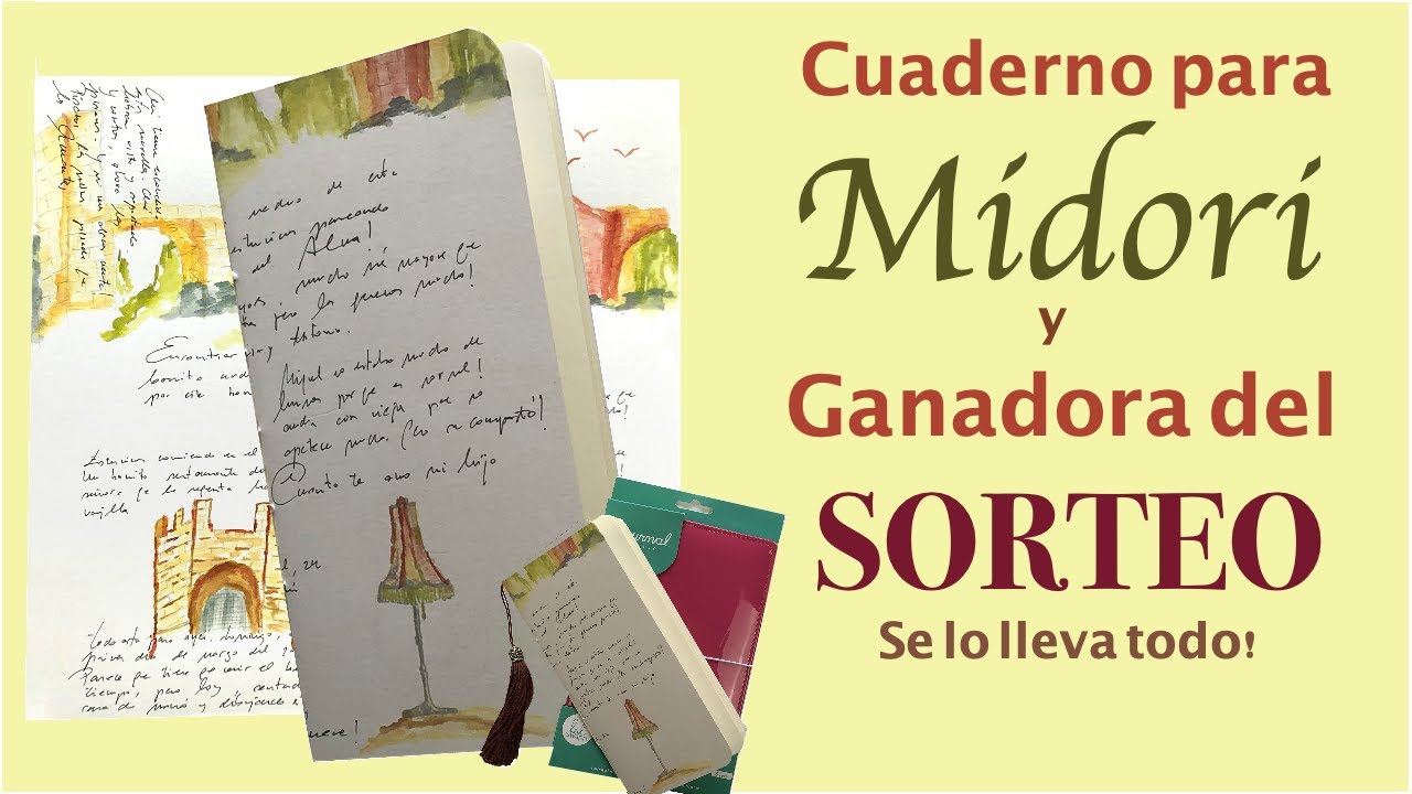 Tutorial SCRAPBOOK: CÓMO hacer una LIBRETA artesanal | Cuaderno para el MIDORI DEL SORTEO.